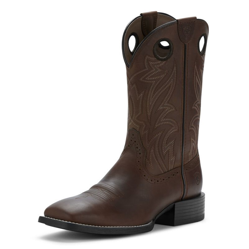 Ariat Sport Sidebet Koyu Kahverengi Western Csizma Erkek (29186-704)